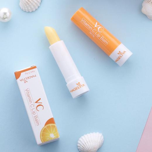 【一般贸易】泰国MAGELIYA VC润唇膏保湿滋润防干裂学生口红打底 商品图2