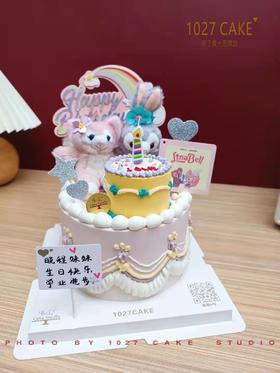 1027CAKE | 星黛露 玲娜贝儿 复古花边 可爱款 紫色系