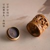 古风绿檀镂空莲花香囊盒子手机链中国风复古香丸香薰挂件女可打开 商品缩略图3