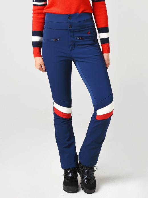 Perfect Moment - Women's Rainbow Aurora High Waist Flare Pant - Blue 女装 滑雪裤 蓝色 商品图0