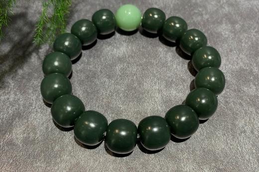 【御珠宫坊】和田玉黑青手串 商品图4
