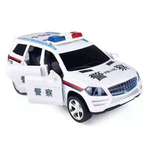 热卖新款儿童警车玩具超大号开门警车电动万向玩具车模灯光音乐 商品图4