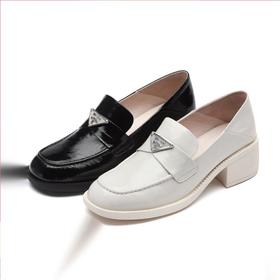 西村名物2021春季新款中跟乐福鞋X21AM14171