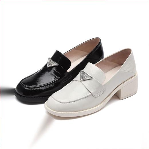 西村名物2021春季新款中跟乐福鞋X21AM14171 商品图0