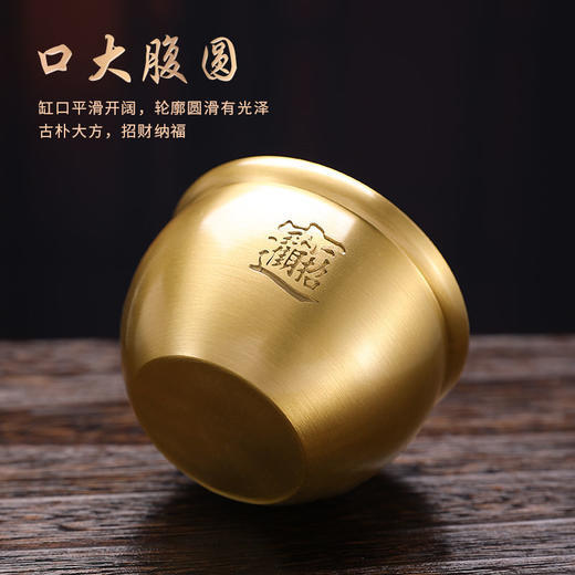 一桶金摆件纯铜摆件摆件迷你铜摆件创意礼品纯铜水桶OPP 商品图9