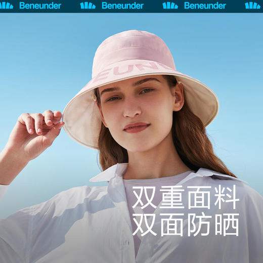 【22年新款迭代】BENEUNDER蕉下渔夫帽双面防晒遮脸太阳帽春夏时尚百搭【BDQ】 商品图0