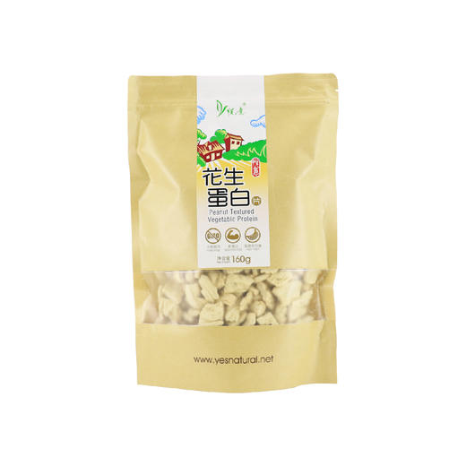悦意花生蛋白素肉片 160g/袋 商品图3
