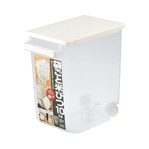 【日本原装进口米桶】利快Inomata米桶大容量翻盖米箱收纳箱多功能 米箱 10kg 商品图2