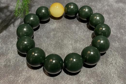 【御珠宫坊】和田玉黑青手串 商品图3