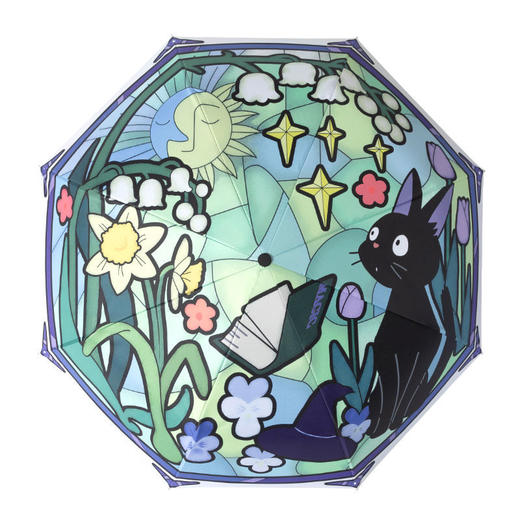 创意插画伞雨伞女折叠晴雨两用遮阳伞线太阳伞防晒防紫外线全自动 商品图4