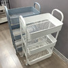 小推车置物架落地厨房浴室移动零食卫生间多层卧室床头收纳储物架 商品缩略图0