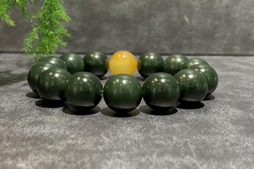 【御珠宫坊】和田玉黑青手串 商品图5