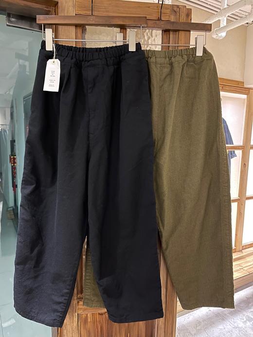 ORDINARY FITS 墨绿/黑直筒阔腿裤 商品图3