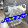 小推车置物架落地厨房浴室移动零食卫生间多层卧室床头收纳储物架 商品缩略图4