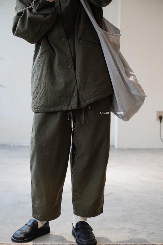 ORDINARY FITS 墨绿/黑直筒阔腿裤 商品图0