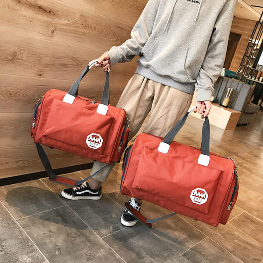 网红女健身小包运动包包短途轻便出差旅行包大容量手提行李包袋潮 商品图5