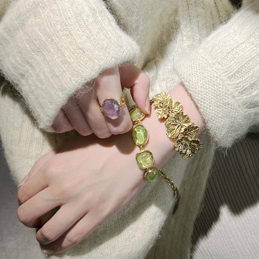 北京仓｜Goossens Paris-Talisman-虞美人 手镯［法国设计师］ 商品图7