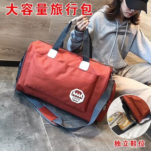 网红女健身小包运动包包短途轻便出差旅行包大容量手提行李包袋潮 商品图0