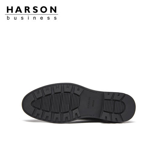哈森男鞋春季新款商务正装皮鞋男英伦真皮办公鞋子男士皮鞋MS24003 商品图3