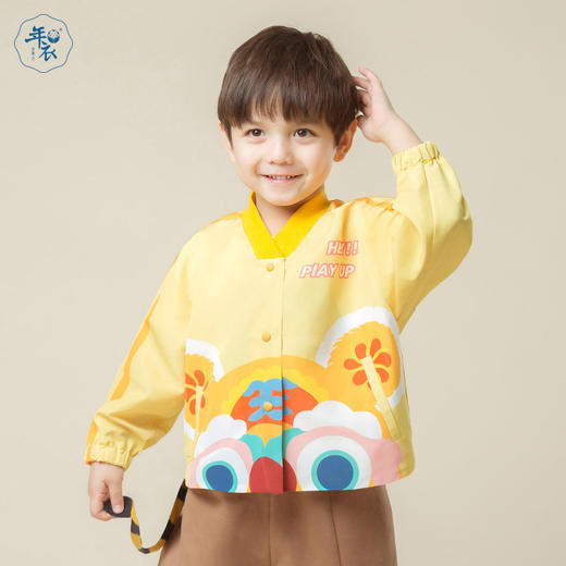 [屁侠推荐]年衣童装 亲子虎闹交领短款外套 春装新款 商品图3