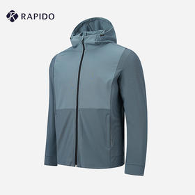 RAPIDO雳霹道2022年春季新品男子倒梯形针织外套连帽拉链开衫CN2176C36R