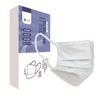 纳通抗菌口罩  一次性透气口罩  三层防护成人白色 独立包装 商品缩略图4