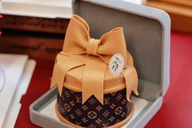 四寸翻糖蝴蝶结奶油蛋糕 下单前请仔细阅读商品详情