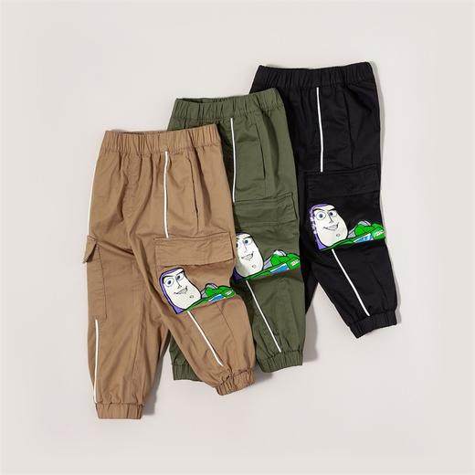 迪士尼童装男童裤子玩具总动员巴斯光年工装裤柔软舒适春新品 商品图2