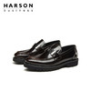 哈森男鞋春季品牌高档男士皮鞋一脚蹬商务休闲皮鞋MS28102 商品缩略图4