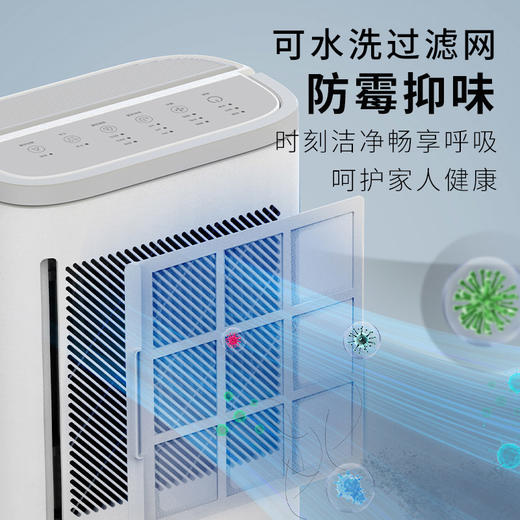 【整屋chu湿 还可以干衣】海说转轮抽湿机X3 原装进口转轮 整屋chu湿 一机搞定 40秒出水 整屋干爽 可视水箱 商品图5