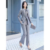 人字纹 颈袖添香-史密斯西装套裤-91A2642A 电视剧《危机公关》赞助款式 建议搭配豹纹衬衫一起整体购入 商品缩略图4