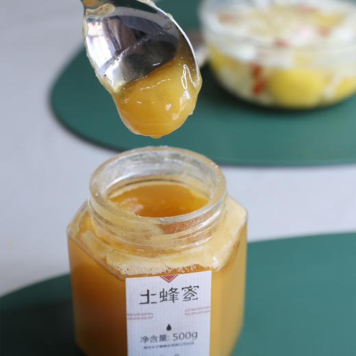 🐝贵州深山特有的蜜源馈赠，纯野山花土蜂蜜，黄果树蜂园夫子蜂蜂蜜，自然成熟，波美度42度~500g 商品图1