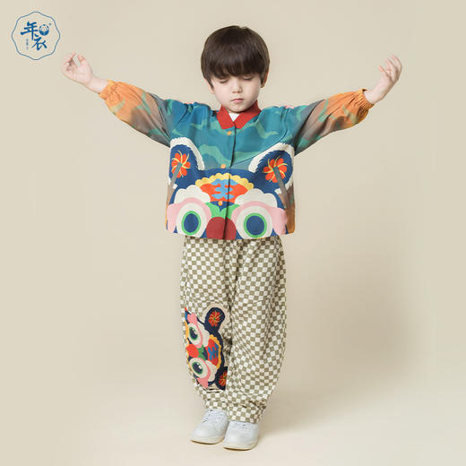 [屁侠推荐]年衣童装 亲子虎闹交领短款外套 春装新款 商品图13