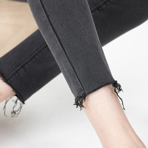 SP68灰色牛仔裤 加绒款K-NZ131 商品图5