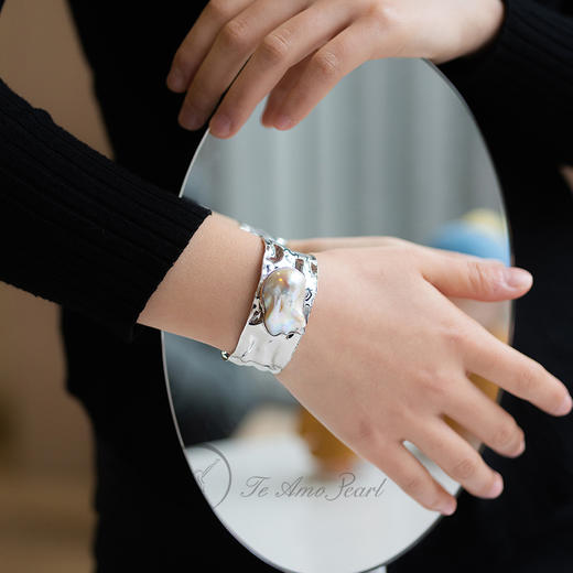 【Free Line】淡水巴洛克珍珠手镯 商品图2