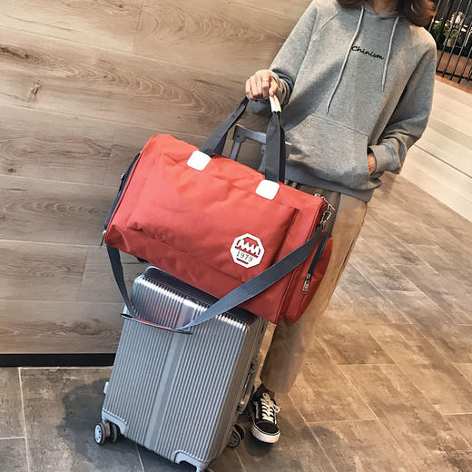 网红女健身小包运动包包短途轻便出差旅行包大容量手提行李包袋潮 商品图1