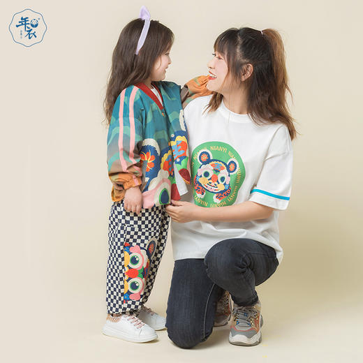 [屁侠推荐]年衣童装 亲子虎闹交领短款外套 春装新款 商品图4