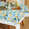 郁柠檬香印花田园长方形餐桌布 商品缩略图2