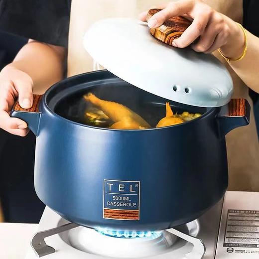 日式砂锅炖锅家用明火专用燃气煤气灶耐高温陶瓷炖汤小沙锅煲汤锅 商品图4