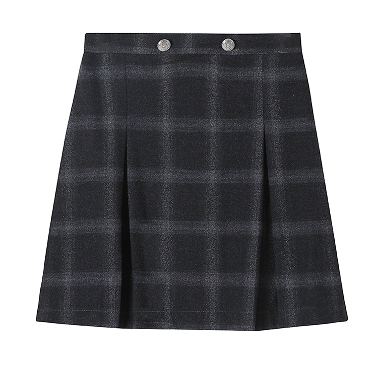 七宝实验小学 女生西服格子短裙