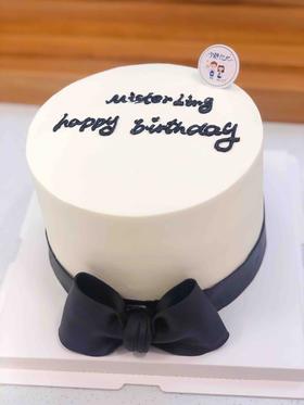 ins简洁蝴蝶结奶油蛋糕 下单前请仔细阅读商品详情