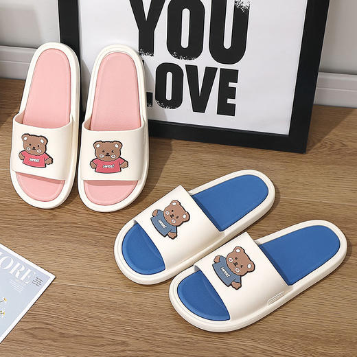卡通拖鞋女夏天家居可爱情侣家用室内厚底防滑防臭外穿凉拖鞋男夏 商品图7