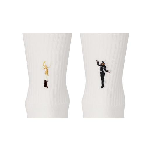 Decka x BRU NA BOINNE Pile Socks 联名刺绣针织男女袜 日本制 商品图1