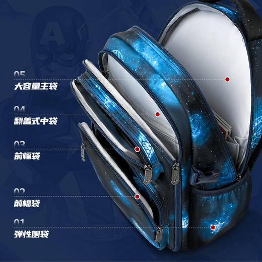 联众书包青少年书包背包BA5836 商品图1