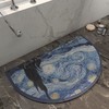 梵高油画卫生间脚垫防滑吸水地毯浴室脚垫厕所进门口硅藻泥软垫子 商品缩略图8