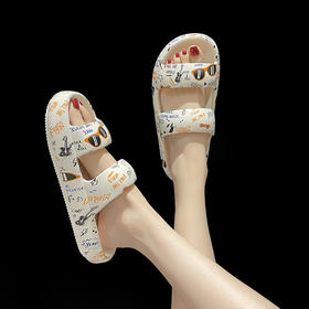 厚底拖鞋女夏外穿2022新款潮流网红可爱防滑情侣沙滩外出凉拖鞋男