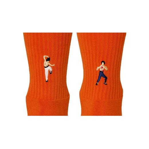 Decka x BRU NA BOINNE Pile Socks 联名刺绣针织男女袜 日本制 商品图4