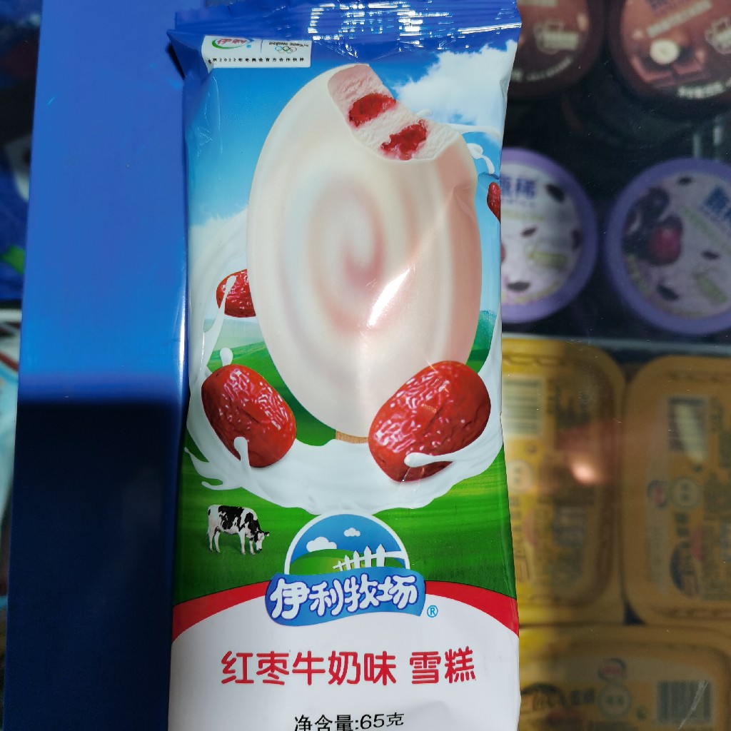 伊利牧场红枣牛奶味雪糕
