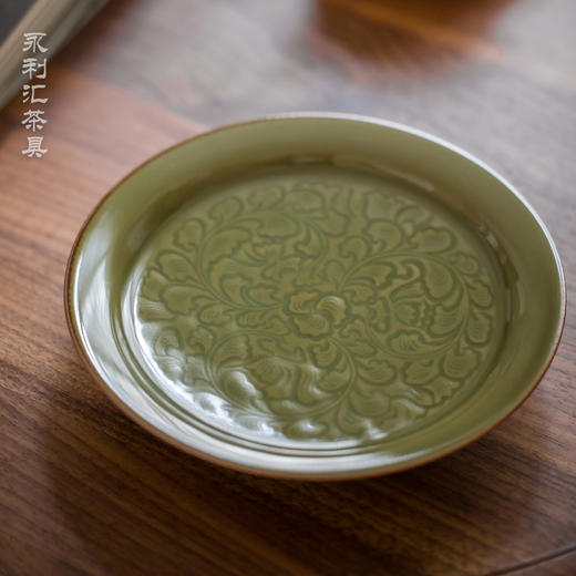 永利汇壶承茶承干泡台陶瓷茶点果盘盖碗茶托盘子壶垫功夫茶具配件 商品图1