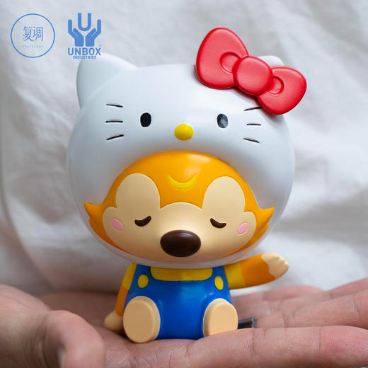 Unbox Hello kitty x RMX OKluna Jobi 狐狸版 搪胶 潮流玩具 三丽鸥 商品图1